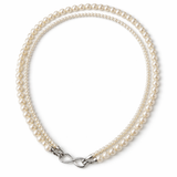  Infinity Clasp Mixed Pearl and Bead Necklace - friendship necklace gift from Bestie Keepsake