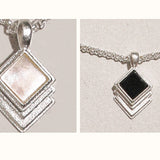 Vintage-Inspired Rhombus Pendant Necklace - friendship necklace gift from Bestie Keepsake