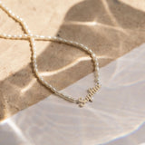  Personalized Script Name Pearl Necklace Stainless Steel - friendship necklace gift from Bestie Keepsake