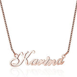  Custom Script Name Necklace in Sterling Silver - friendship necklace gift from Bestie Keepsake