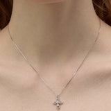  Ornate Lace Cross Pendant Necklace - friendship necklace gift from Bestie Keepsake