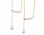  Pearl Drop Y-Necklace in S925 Sterling Silver - friendship necklace gift from Bestie Keepsake