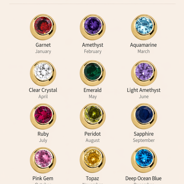  Dainty Birthstone Bezel Bracelet in 18K Gold Plated Sterling Silver - friendship necklace gift from Bestie Keepsake