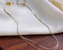 Dainty Snake Chain Necklace in 925 Sterling Silver - friendship necklace gift from Bestie Keepsake
