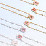 Necklaces with heart-shaped pendants 