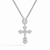  Ornate Vintage-Inspired Cross Pendant Necklace - friendship necklace gift from Bestie Keepsake
