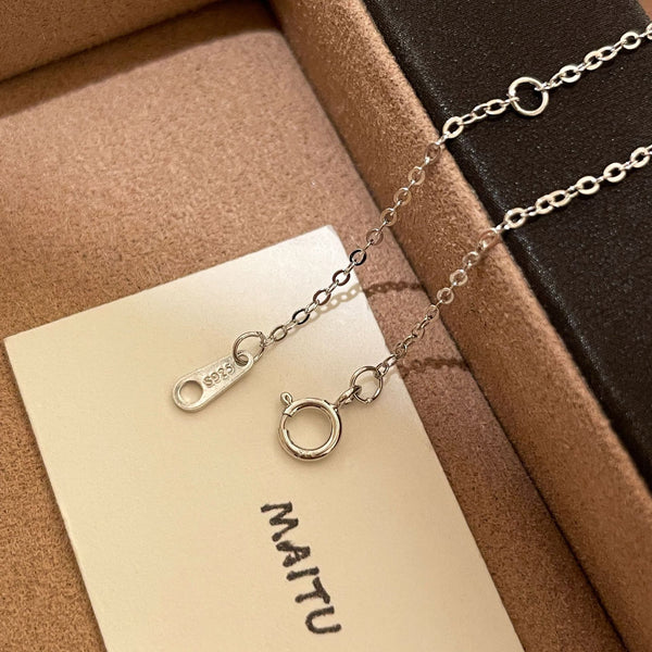  Bowknot Heart Zircon Necklace - friendship necklace gift from Bestie Keepsake
