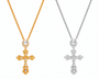 Ornate Vintage-Inspired Cross Pendant Necklace - friendship necklace gift from Bestie Keepsake