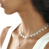  Vintage-Inspired Rhombus Pendant Necklace - friendship necklace gift from Bestie Keepsake