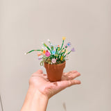 Mini beaded flower pot DIY kit