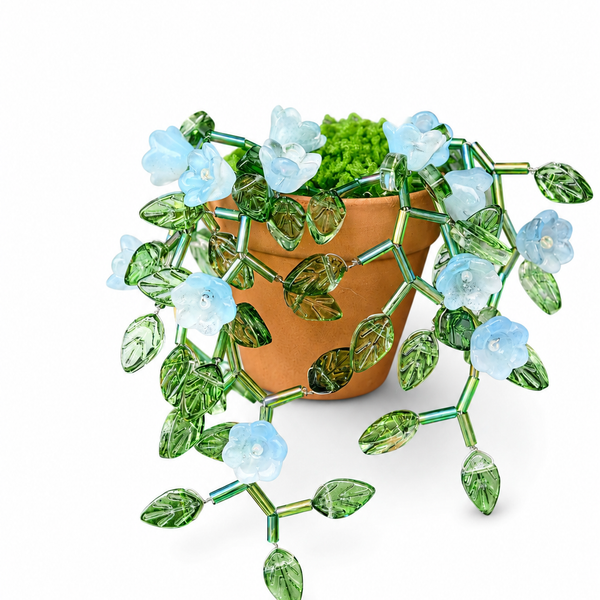 Mini beaded plant fridge magnet DIY kit collection