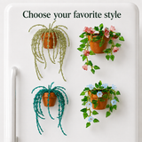 Beaded plant fridge magnet DIY kit