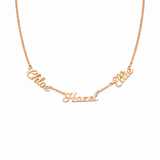  Personalized Multi-Name Necklace in Stainless Steel - friendship necklace gift from Bestie Keepsake