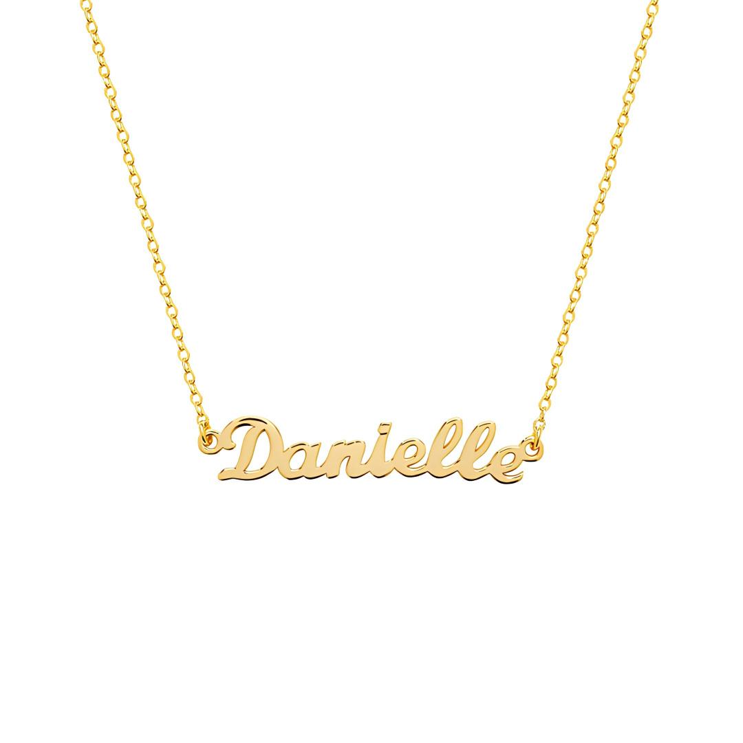  Custom Script Name Necklace in 925 Sterling Silver - friendship necklace gift from Bestie Keepsake