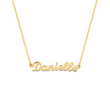  Custom Script Name Necklace in 925 Sterling Silver - friendship necklace gift from Bestie Keepsake