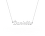  Custom Script Name Necklace in 925 Sterling Silver - friendship necklace gift from Bestie Keepsake